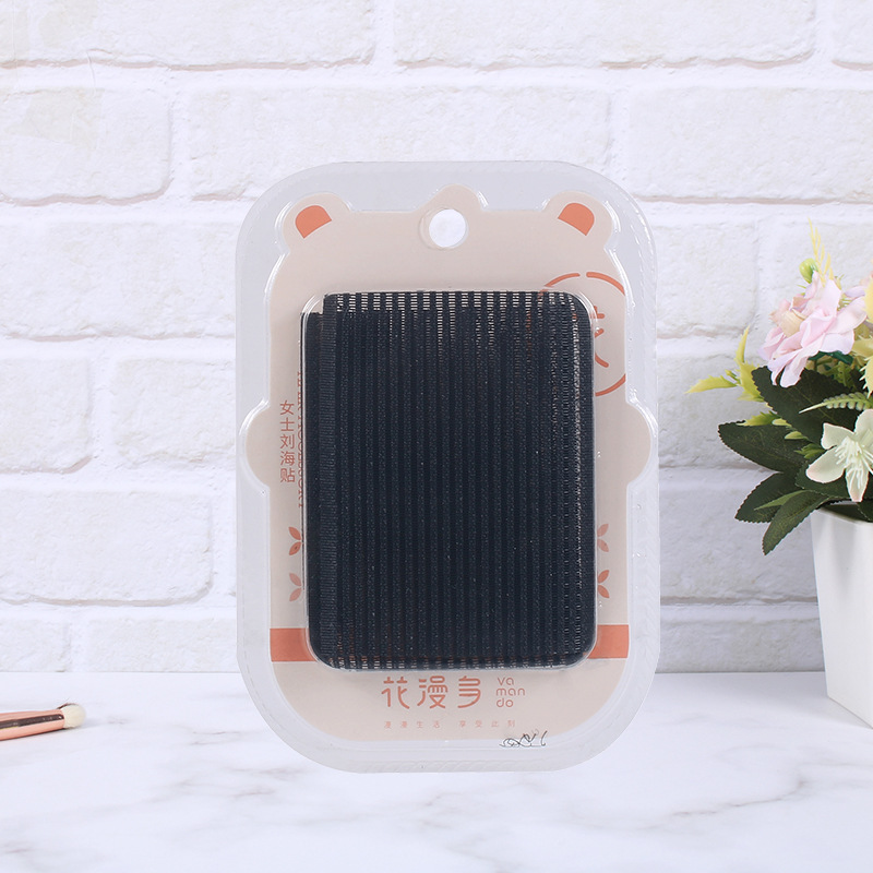 Flower manduo V-0575 bangs stickers magic hair stickers female online red creative Post broken hair sticky hair Velcro hair accessories