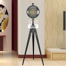 新款北欧复古客厅家用客厅新中式实木钟复古欧式轻奢时钟静音