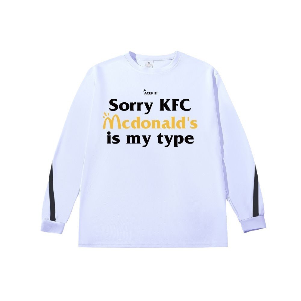 죄송합니다 KFC 화이트 블랙 스트라이프 긴소매