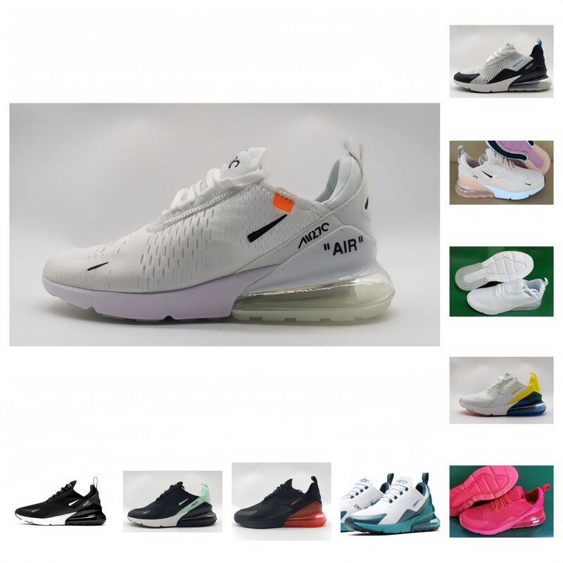 Cross-Border Putian Shoes Max270 Men's and Women's Shock-Absorbing Mesh Breathable Sports Air-Cushion Shoes Student Training Non-Slip Running Shoes Cross-Border Putian Shoes Max270 Men's and Women's Shock-Absorbing Mesh Breathable Sports Air-Cushion Shoes Student Training Non-Slip Running Shoes