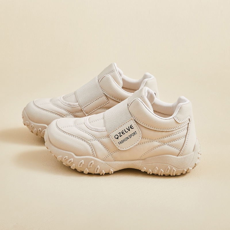 Zapatillas Chunky de Caña Alta para Mujer de PU y Caucho con Aumento de Estatura para Día a Día