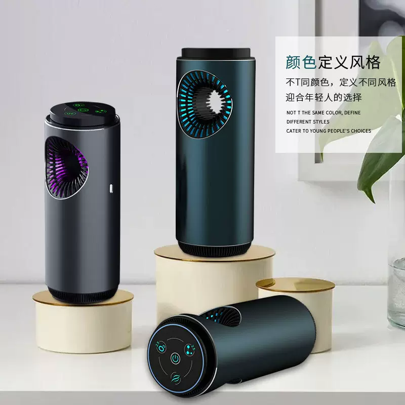 厂家直销车载空气净化器新车臭氧杀菌除甲醛汽车负离子净化除异味