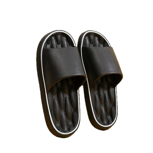 Women's New Striped Slippers, Summer Indoor Anti-Slip Home Slippers, Bathroom Couple Soft Sole Cooling Slippers for Men, Eva