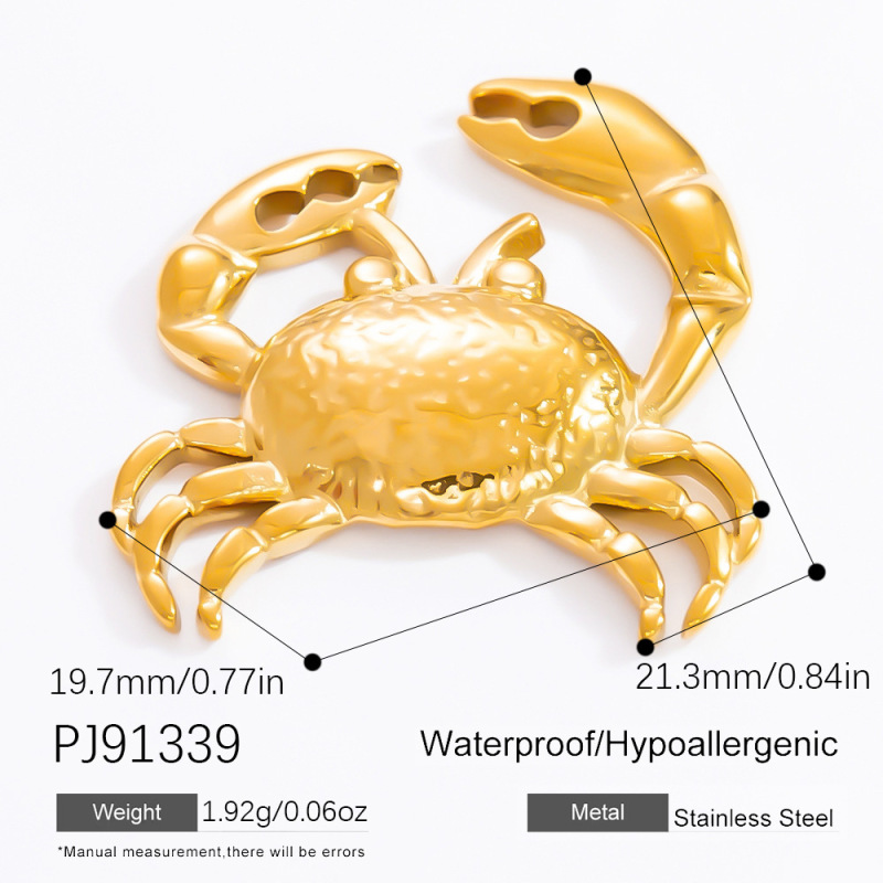 越境ステンレスDIYアクセサリー18k金ブレスレットins風個性海洋風保色ネックレスアクセサリー女|undefined