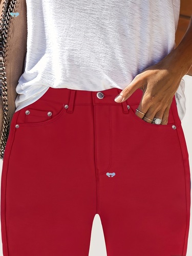 Ladies Fashion Slim Fit Jeans Elastic Fabric Casual Wear Cross-border