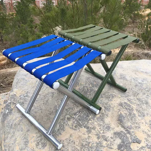 Portable Folding Mazar Stool Backrest Folding Stool Fishing Chair Household Outdoor Fishing Chair Folding Stool Wholesale