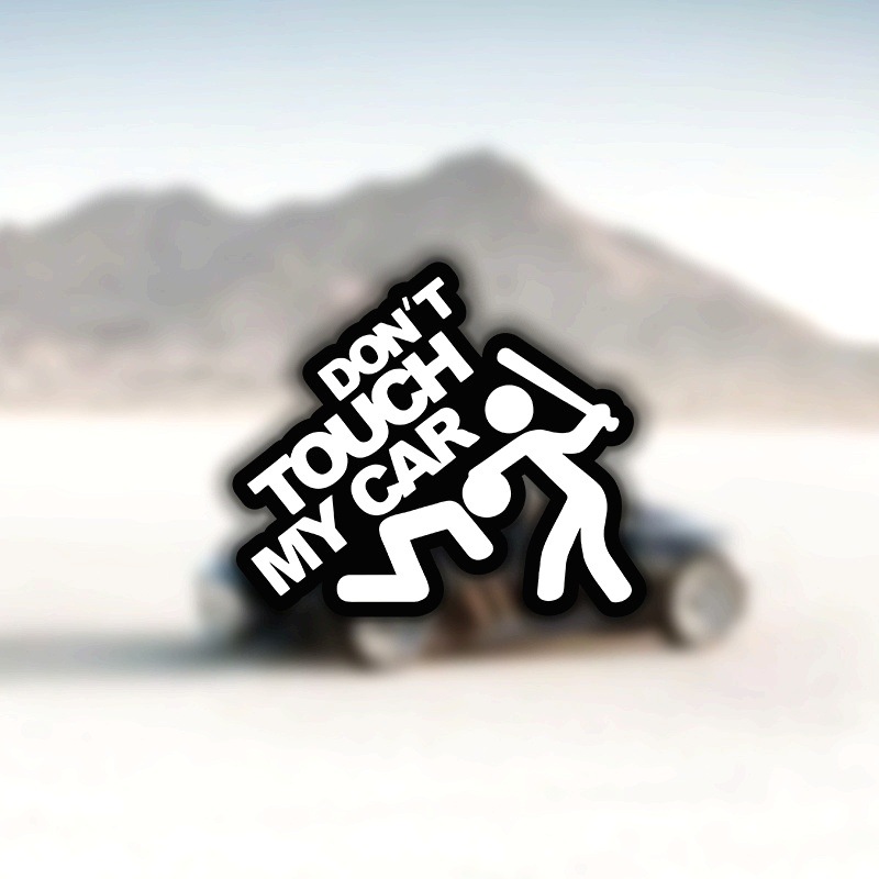 跨境TEMU亚马逊专供不要碰我的车 JDM 乙烯基贴花贴纸