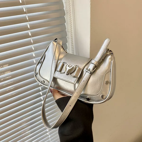 Four Seasons New Easiest for Match Korean Style Underarm Bag Women's 2024 This Year's Popular Trendy Women's Easiest for Match Shoulder Bag Women's Bag Trendy