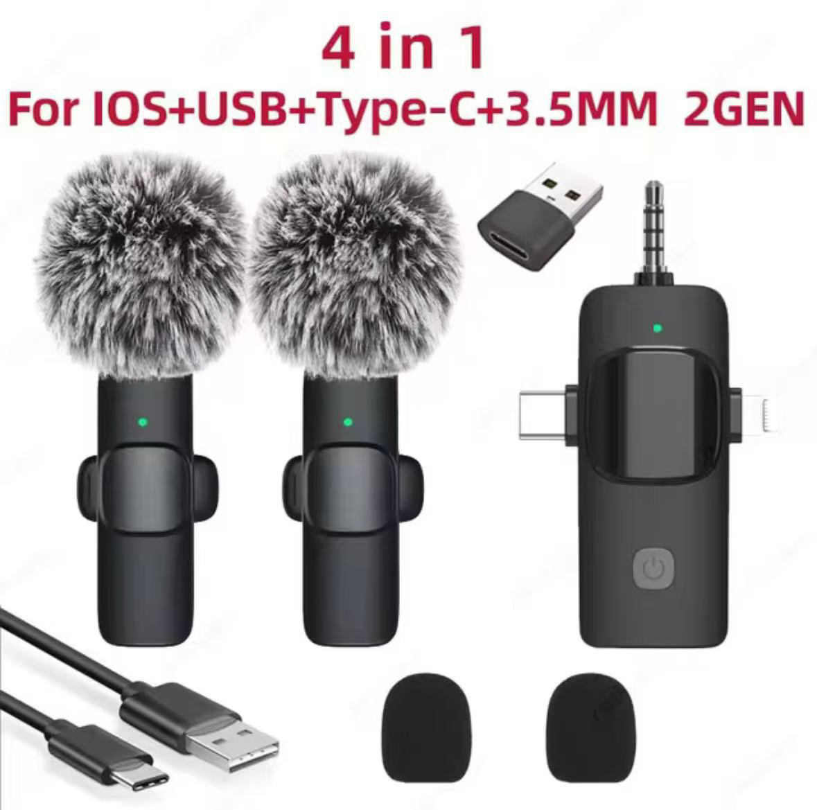 Micrófono inalámbrico Lavalier Microphone MINI Mic Type C image 18