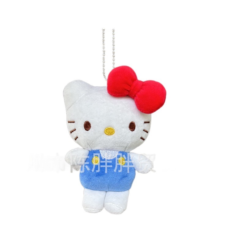 現物かわいいサンリオハワイ高級感白皮kt猫ケイティ猫ぬいぐるみ人形ストラップ人形機|undefined