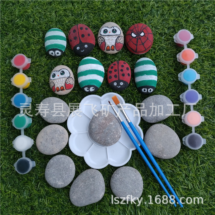 绘画石套装