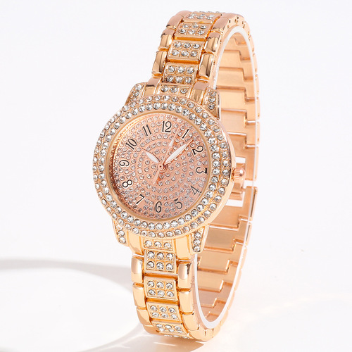 Yanyu Factory Women's Cornucopia of Gypsophila Rhinestone Watch New Diamond Digital Bracelet Women's Watch Wholesale