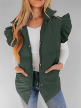 H 39060 Stand Collar Vest with Pockets �������� ŷ���羳��