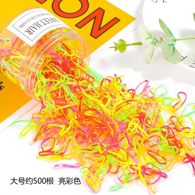 Color brillante en caja de goma (500 piezas)