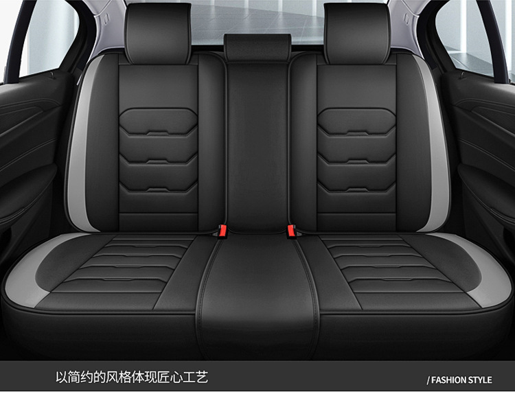2025 New All-Inclusive Full Leather Five-Seater All-Season Car Seat Cushion