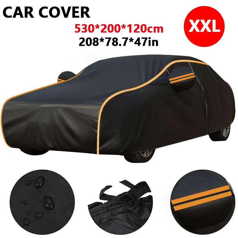 アマゾン ポリエステルタフタ製 車カバー 全天候型 日焼け止め 雨よけ 断熱 厚手 車カバー 全天候型|undefined
