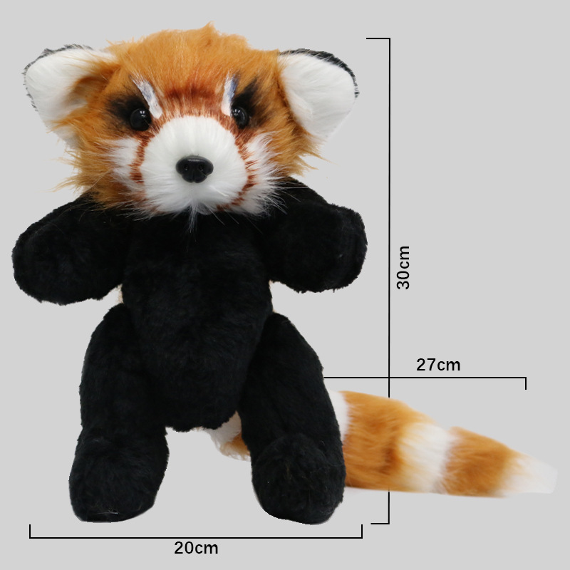 Oso marrón bebé lindo juguete de peluche Kaola decoración cabeza extremidades ajustable niños creativa pequeña muñeca mapache