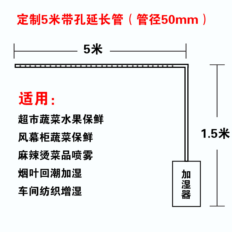 Humidificador industrial de niebla pesada vegetal fresco almacenamiento fresco taller de fábrica textil polvo reducción de relleno desestático humidificación de aire