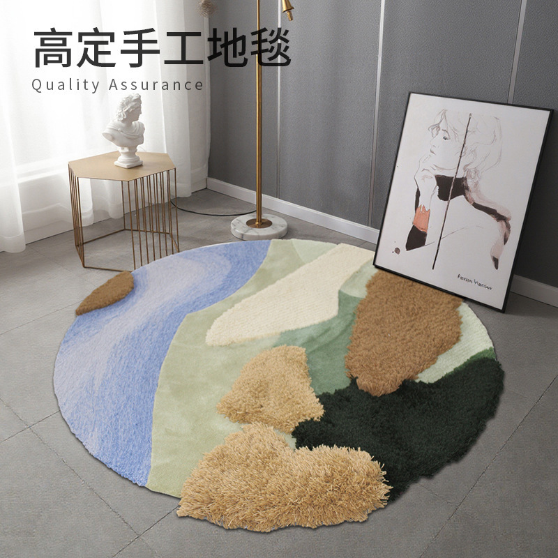 Dopamine Bedroom Computer Chair Floor Mat Children's Study Chair Carpet Desk Chair Floor Protection Foot Mat Manufacturer