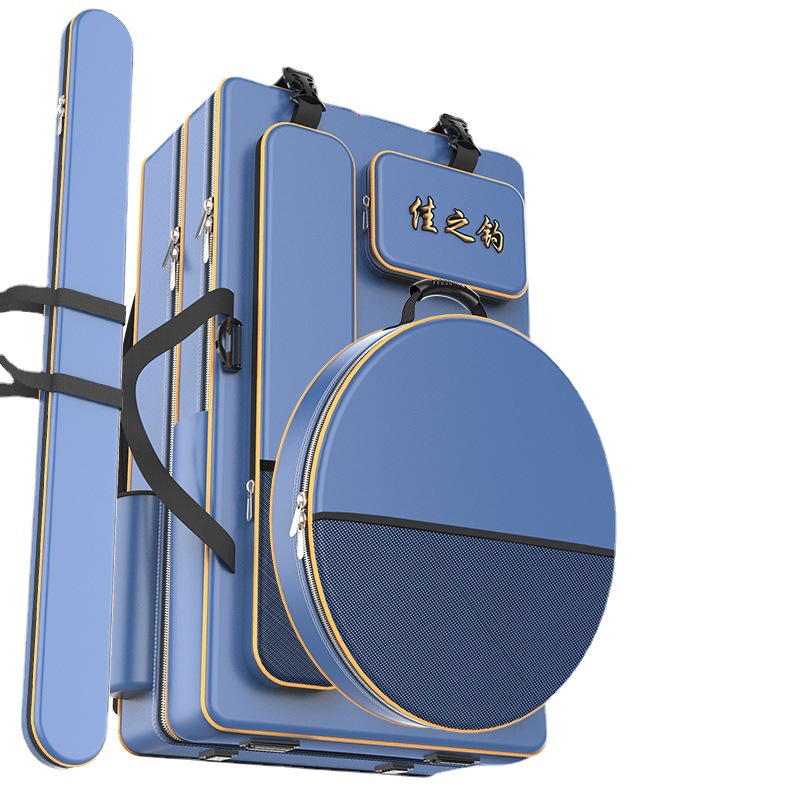 渔具包鱼竿包多功能钓鱼包双肩包钓椅大肚包杆包收纳加厚鱼具背包