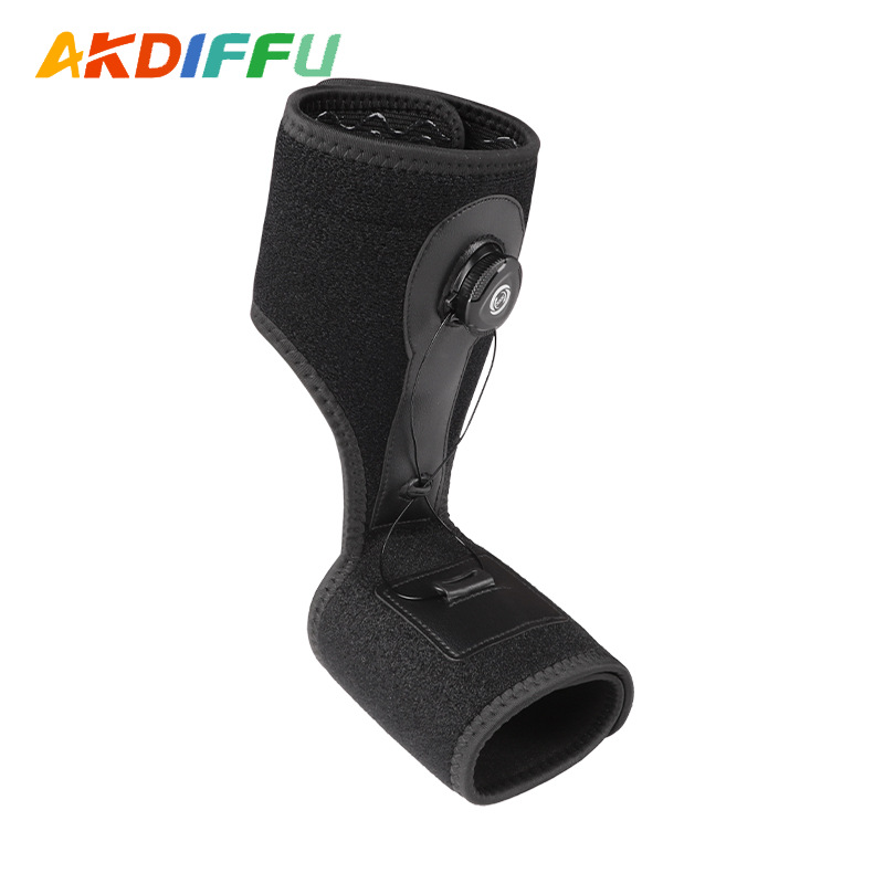 Nueva perilla de caída del pie, fijación del tobillo ajustable, soporte de fascia plantar, soporte de plástico, corrección de caída del pie