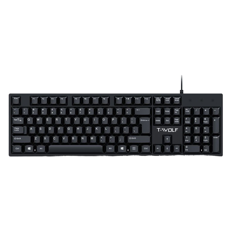 Teclado con cable Lei Lang T15 - Para empresa y negocio, USB, venta al por mayor transfronteriza