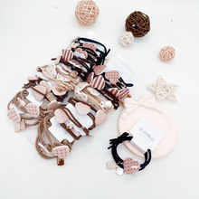 精致简约高颜值少女发圈扎头绳高弹力法式皮筋发绳二元店摆摊发饰