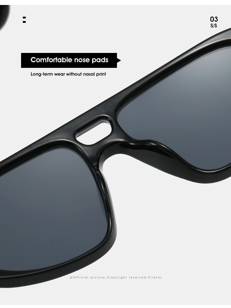 Trendy Aviator Toad Frame Sunglasses Retro High End Large Frame Anti Ultraviolet Sunglasses_voghion.com
