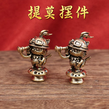 黄铜迅捷斥候提莫队长LOL手办创意玩偶复古装饰桌面工艺品摆件