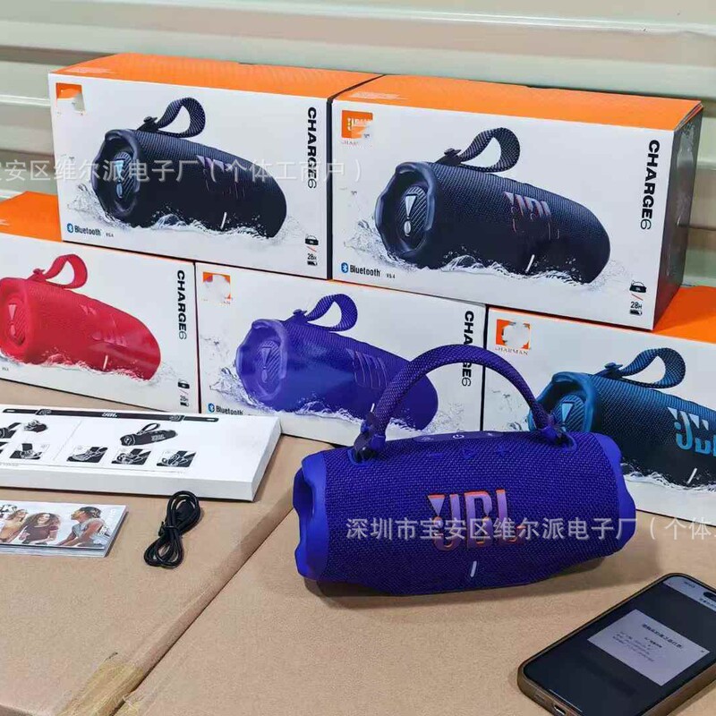 クロスボーダー CHARGE6 ショックウェーブ 6 高品質防水屋外ワイヤレスポータブル Bluetooth スピーカーポータブルオーディオ|undefined