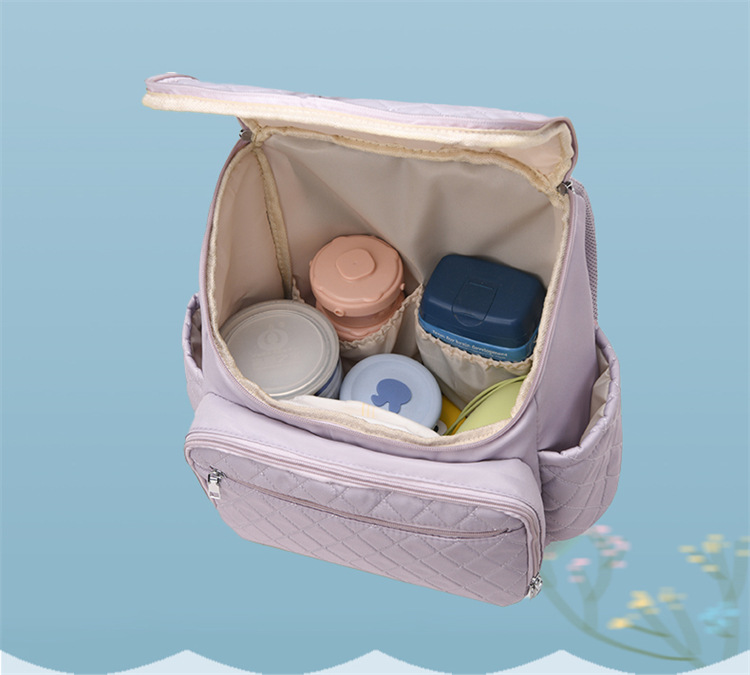 New multi-functional milk storage and heat preservation mom and baby bag for going out, large-capacity storage, lightweight dry and wet separation mom bag undefined