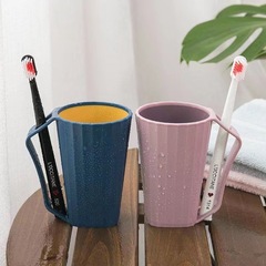 創意的な歯ブラシホルダーの洗面コップの歯のかめのカップルのうがいコップの歯ブラシのコップの家庭用の簡単な学生の歯のコップの二色のコップ