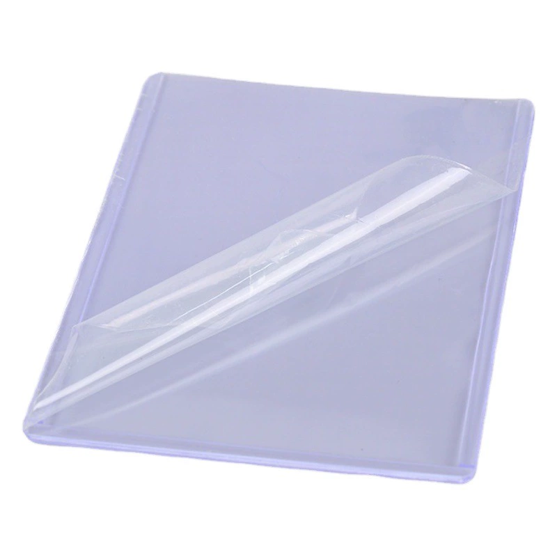 Оптовые защитные чехлы для карт B8 из твердого пластика, двусторонние прозрачные ПВХ-чехлы для хранения, горизонтальные и вертикальные защитные чехлы для открыток и игровых карт