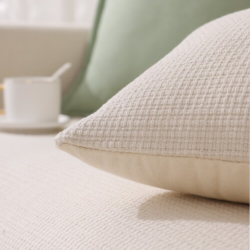 Pure cotton and linen sofa cushion for all seasons, high-end light luxury style sofa cover  new anti-slip sofa cover cloth towel