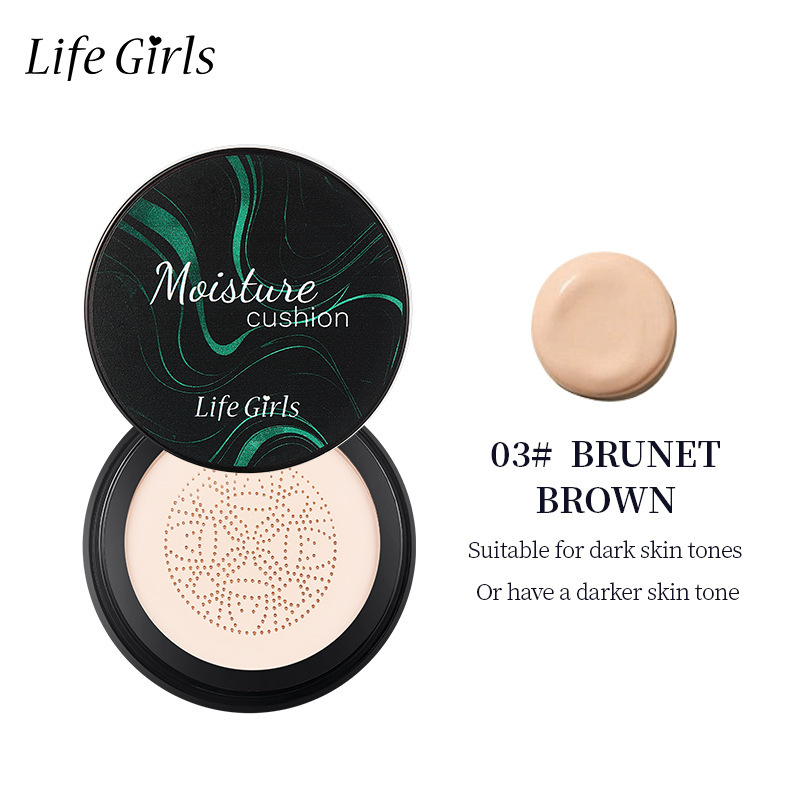 Life Girls cojín de humedad hongo cojín de aire maquillaje transfronterizo maquillaje al por mayor suministro directo de fabricantes