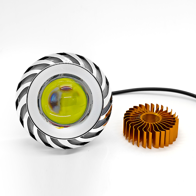 Electric Vehicle, Tricycle, Motorcycle Led Headlights, Car Spotlights, Bi-Xenon Lenses, High and Low Beam Lights, Waterproof Front Headlights