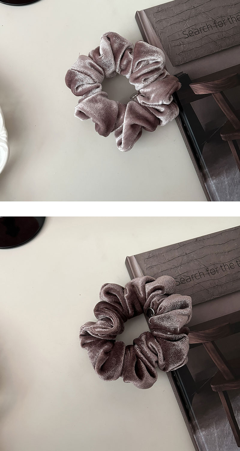 Basic Classic Style Solid Color Cloth Hair Tie display picture 1