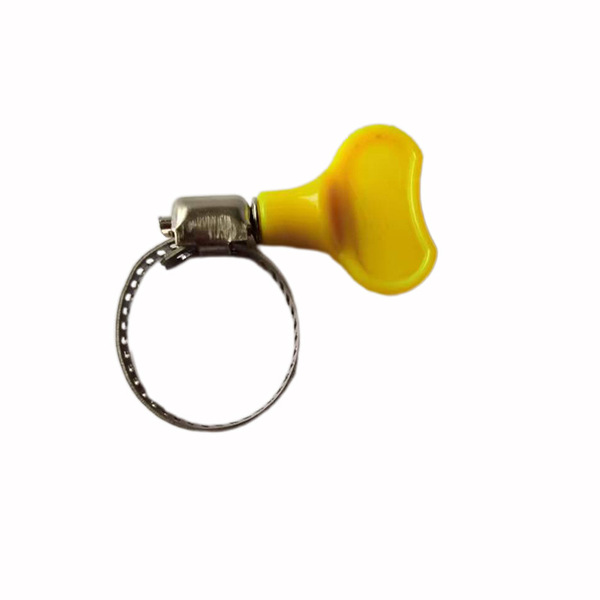 Little American -style iron metal handle yellow plastic strap…