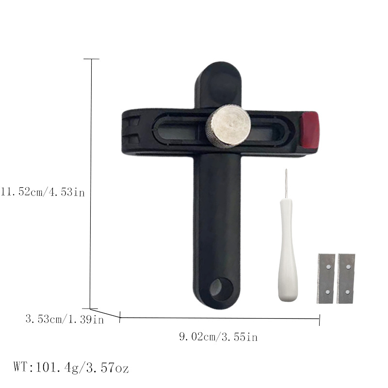 DIY cuero hecho a mano tallado forma herramienta aceite pluma sello cuchillo de corte punzonado