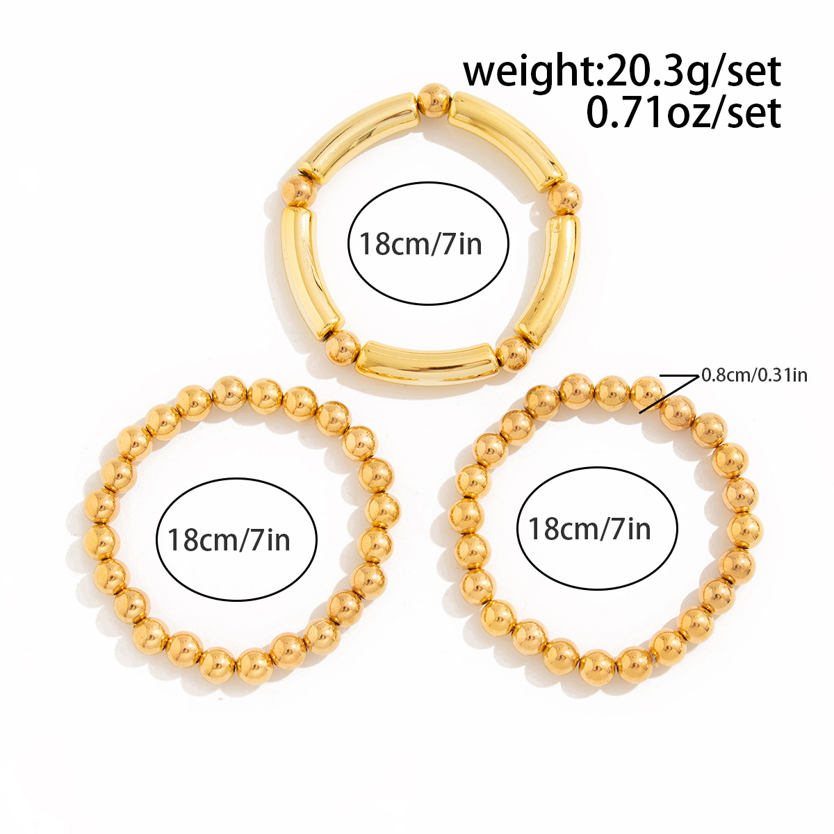 25g Weight Alloy, Copper Pendant Material Bracelets Classification CCB Chain Material Beaded Chain Chain Type 1 Set Quantity Street Occasion CCB, Alloy, Copper Material Heart Shape Pattern Women's Gender Exaggerated, Streetwear Style Exaggerated Streetwear Heart Shape CCB Alloy Copper Beaded Chain Beaded Bracelets Wholesale 36