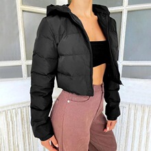 A 40263 Hooded Short Cotton Jacket �̿����� ŷ���羳����ѷ��