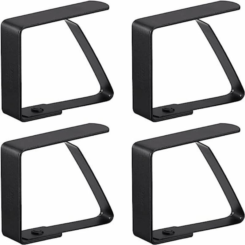 In stock Amazon hot sale small size stainless steel tablecloth clip tablecloth clip stainless steel black tablecloth clip tablecloth clip
