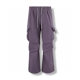 Large factory original order tooling wind paratrooper pants 2025 spring and summer new elastic high waist slim casual wide leg pants women