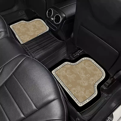 Car Interior Decorative Mats: Universal Foot Pad - back-row-x2-pieces-of-diatom-mud-t3168