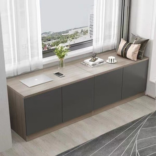 Fle Bay Window Cabinet Floor Cabinet Bedroom Window Sill Storage Cabinet Can Sit on the Low Cabinet Home Floor-Standing Balcony Storage Cabinet