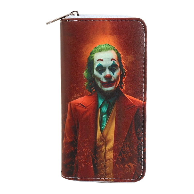 Cartoon capacious smooth wallet with zipper