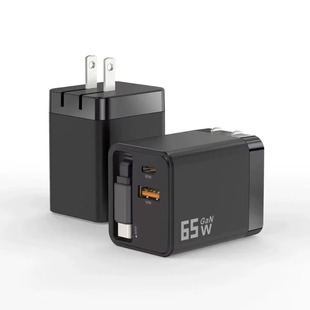 65W GaN USB C�����������sC�͔������p�˿����п��ٳ���m����