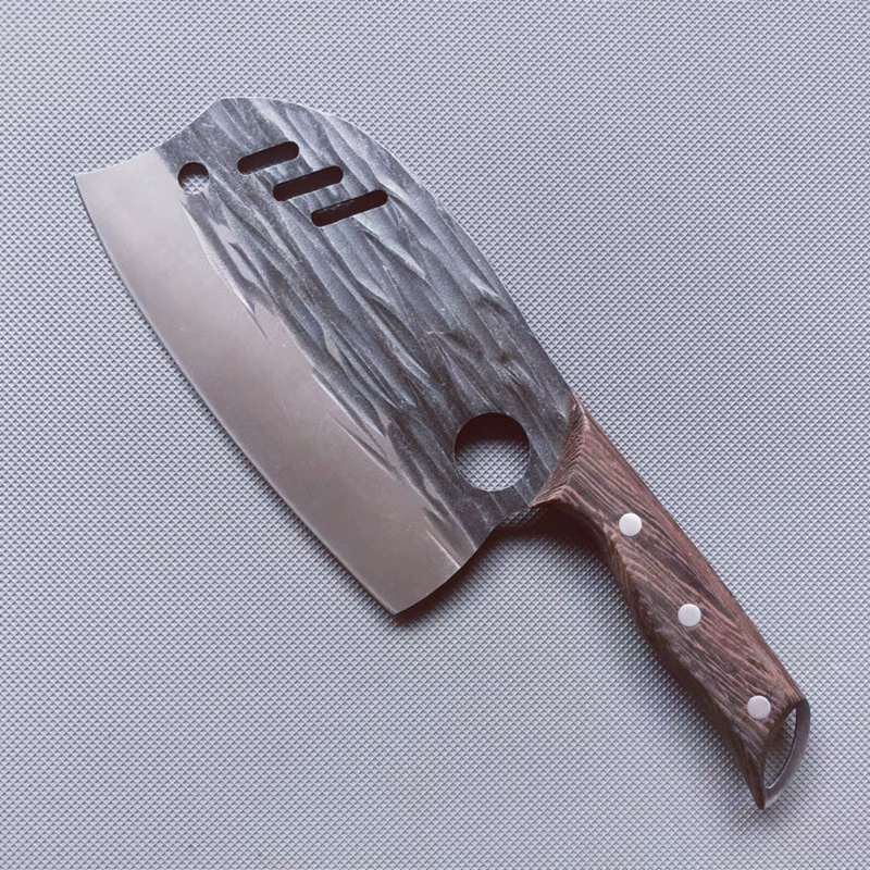 Dolphin knife Longquan kitchen knife house cutting knife slice knife forging knife chef special knife carbon steel rivers and lake floor stall knife