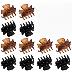 ネット赤艶消し黒3.5センチ高馬尾クリップ固定神器小クリップdiyアクセサリーヘアピンヘアアクセサリー