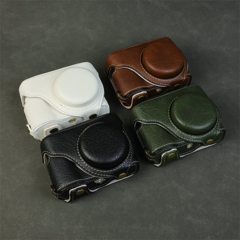 Suitable for Panasonic Zs99 Camera Bag Leather Case Tz99 Protective Case Base Opening Shell Suitable for Panasonic Zs99 Camera Bag Leather Case Tz99 Protective Case Base Opening Shell